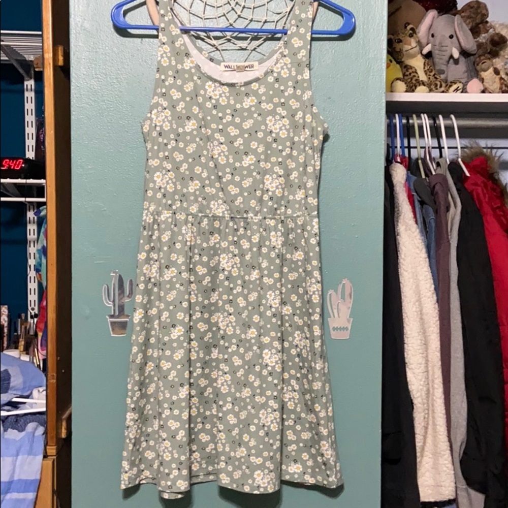 Wallflower green dress